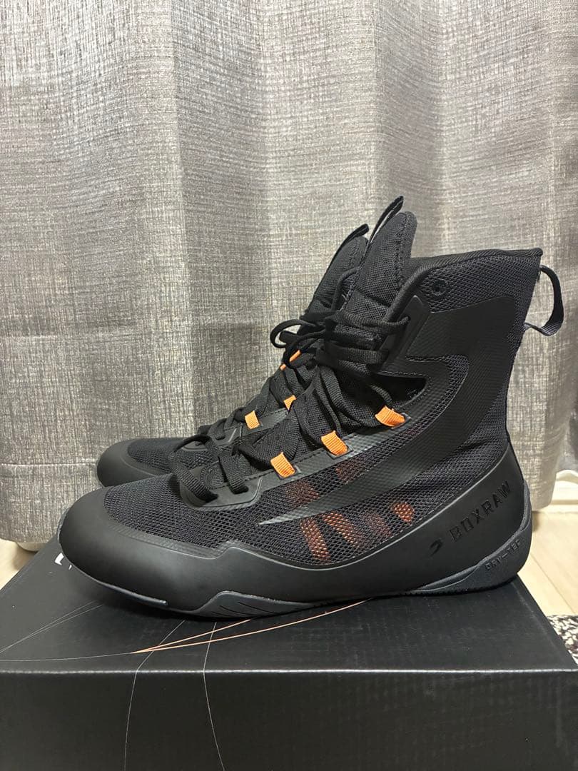 BOXRAW ボクシングシューズ ブラック/オレンジ