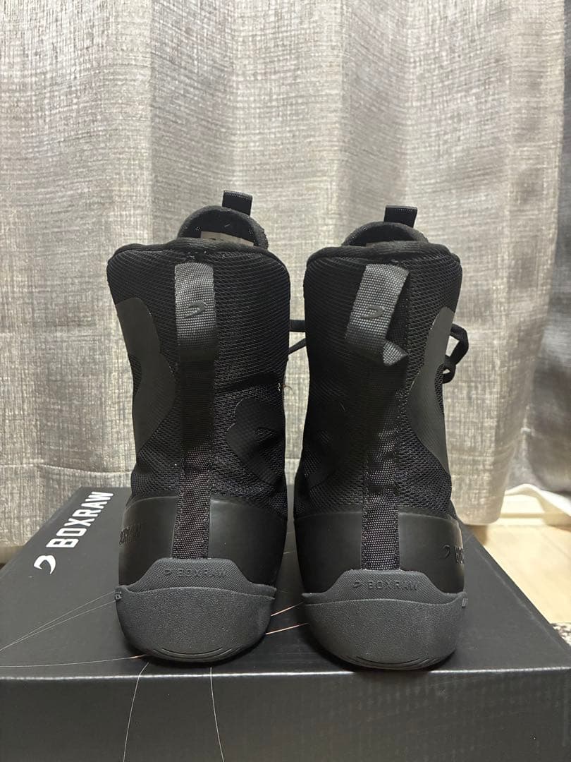 BOXRAW ボクシングシューズ ブラック/オレンジ