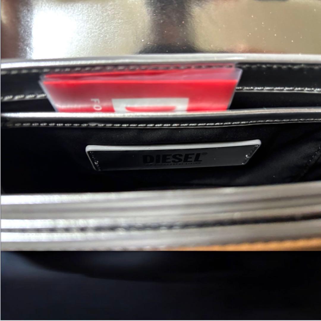 Rainbow 新品 DIESEL 1DR シルバー　ショルダーバッグ