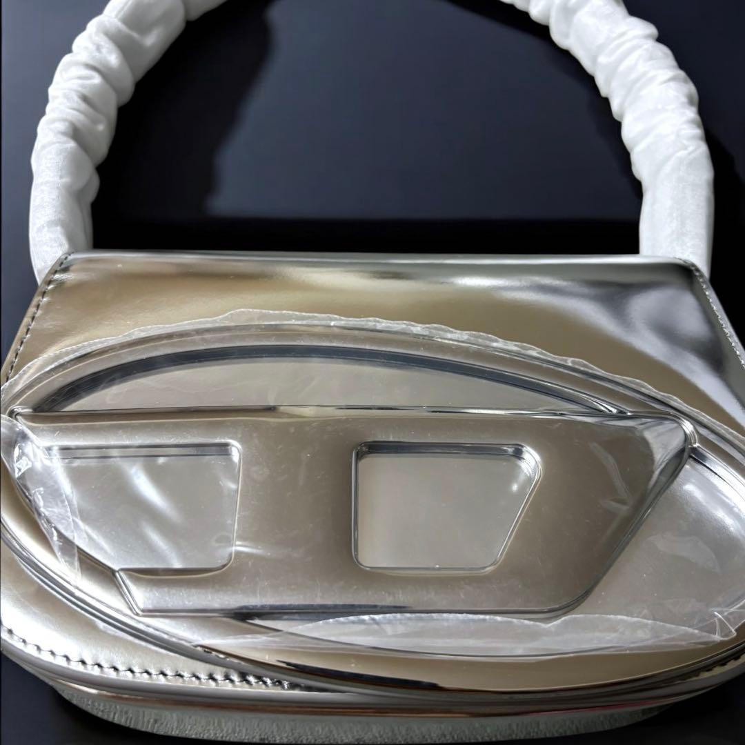 Rainbow 新品 DIESEL 1DR シルバー　ショルダーバッグ