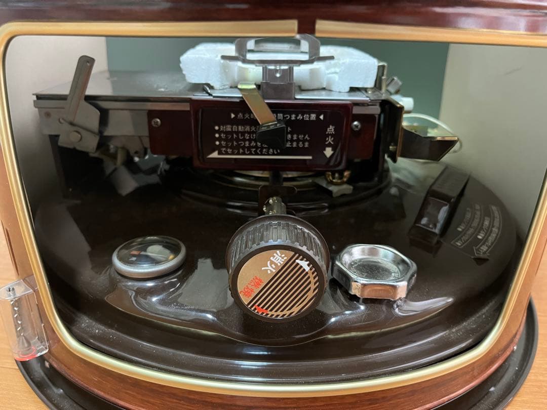 トヨトミ しん式石油コンロ HHA-6A 未使用 昭和 レトロ 木目