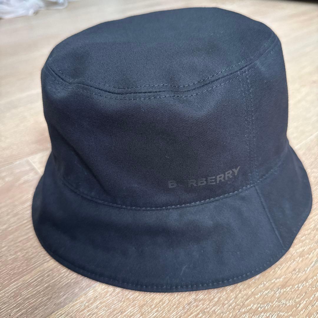 【チョこ様⭐︎専用】BURBERRY バケットハット ブラック/ストライプ