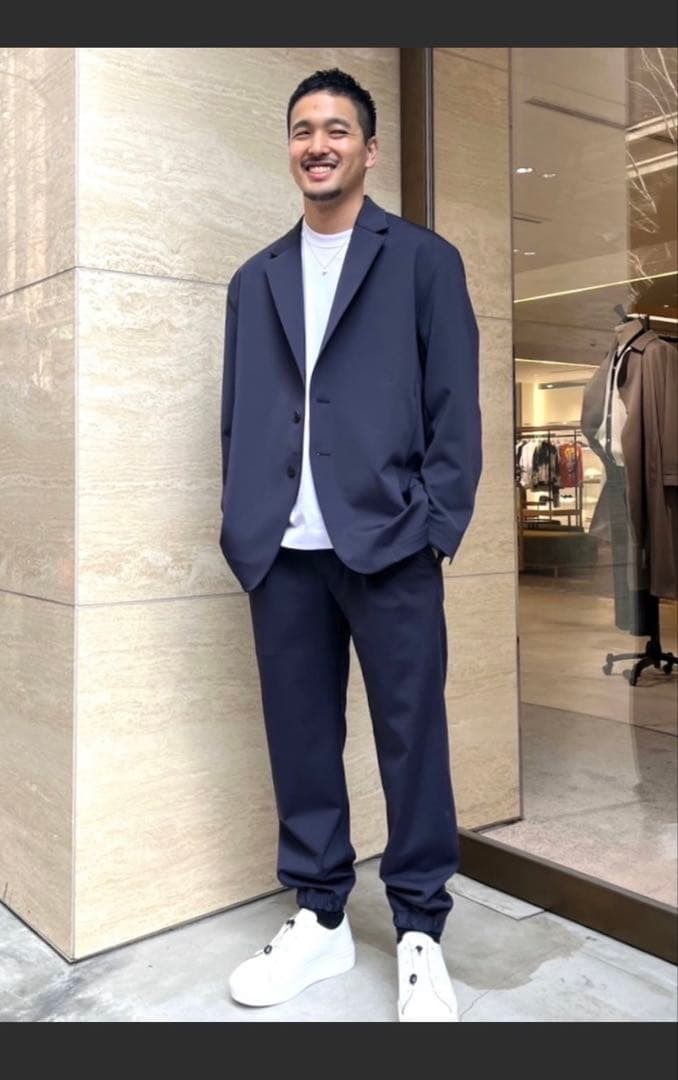 THE TOKYO ザトウキョウ Washable セットアップ　ネイビー