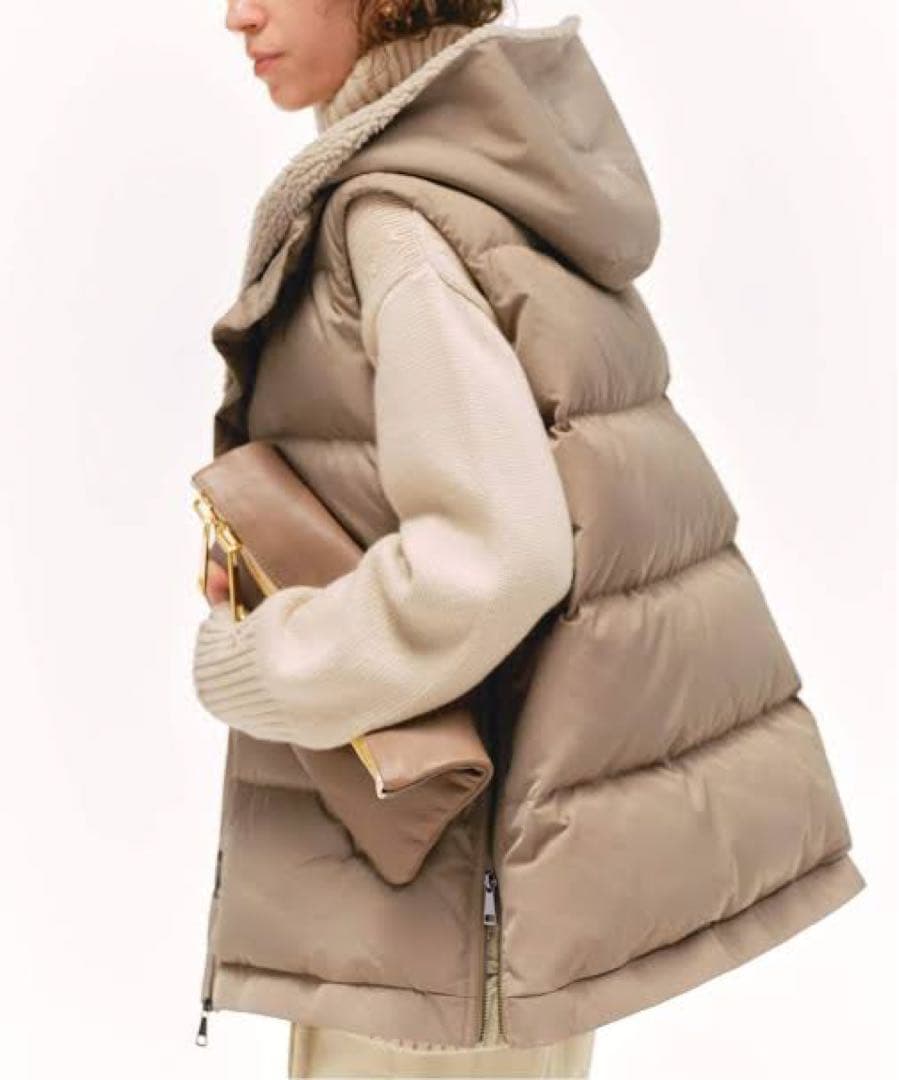 k断捨離中L'Appartement ルーアンドレア ２WAYダウンベスト