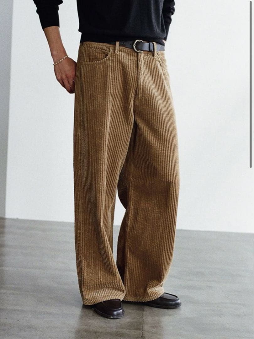 パンツ LIDNM Wide Ridge Washed Corduroy