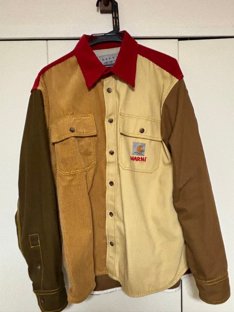 Marni carharrt コラボ　シャツ　ブルゾン　サイズM