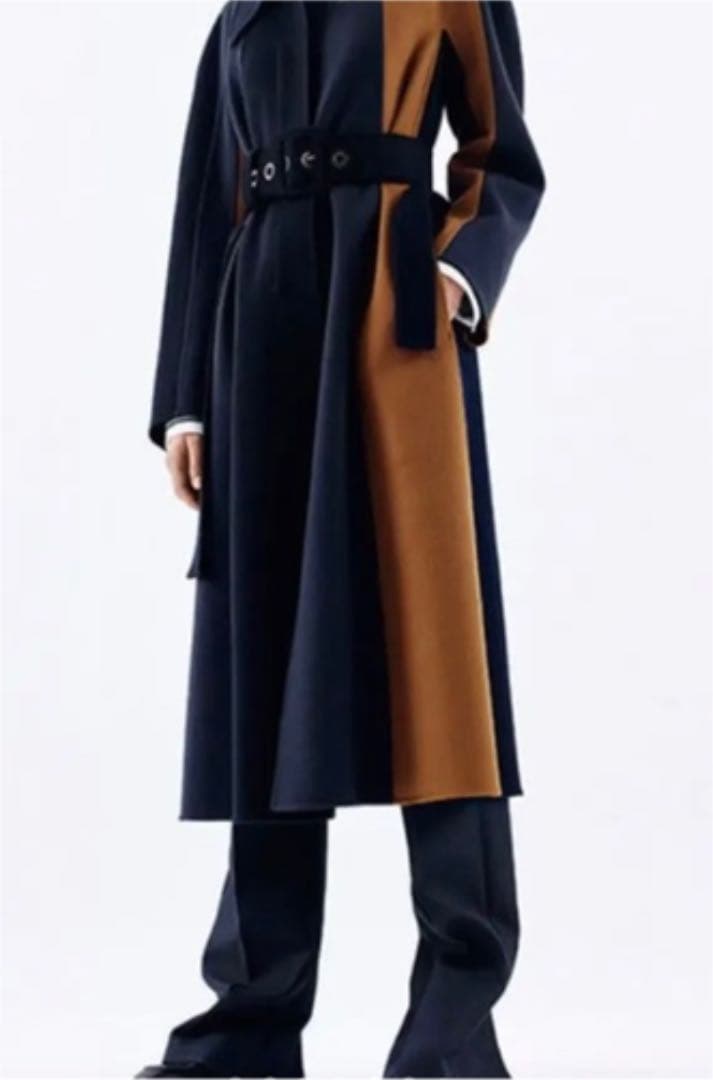 Jil sander ノーカラーコート　34サイズ