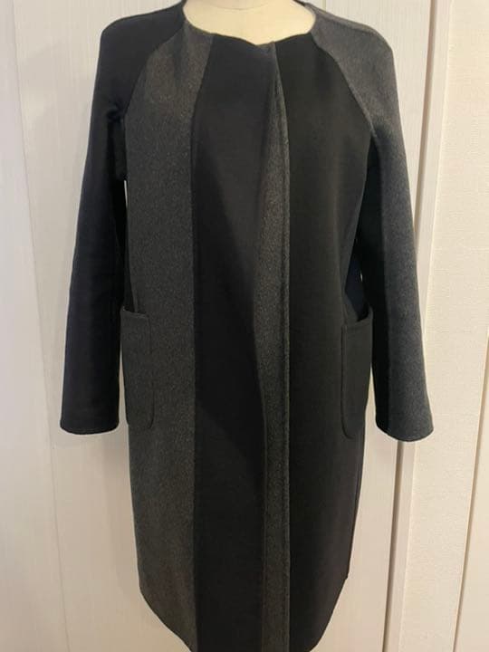 Jil sander ノーカラーコート　34サイズ