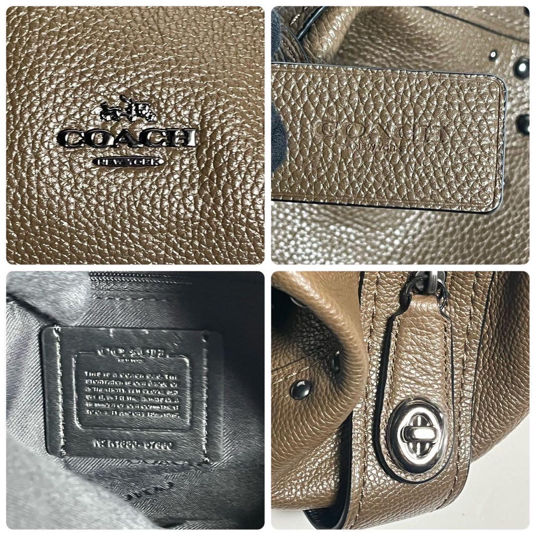【未使用に近い✨】コーチ ウエスタンリベット イーディー ワンショルダー レザー