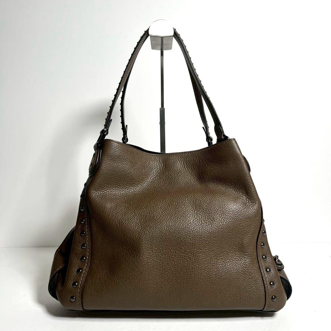 【未使用に近い✨】コーチ ウエスタンリベット イーディー ワンショルダー レザー