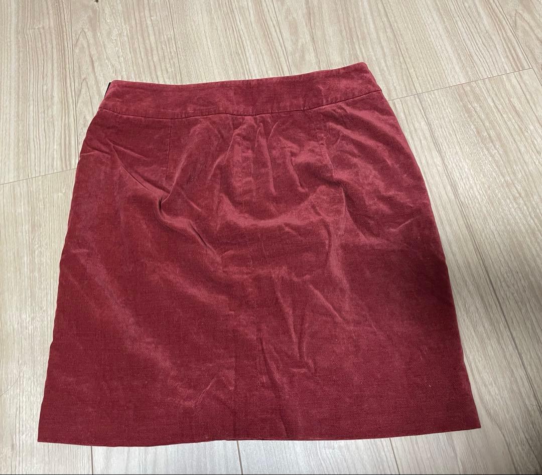 GUCCI 赤 タイトスカート 40