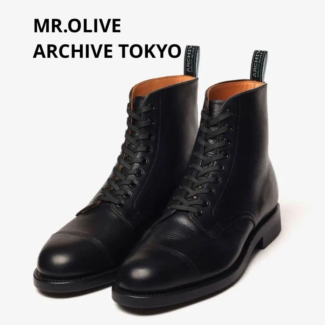 【極美品】 MR.OLIVE ARCHIVE TOKYO ブーツ ブラック 8H