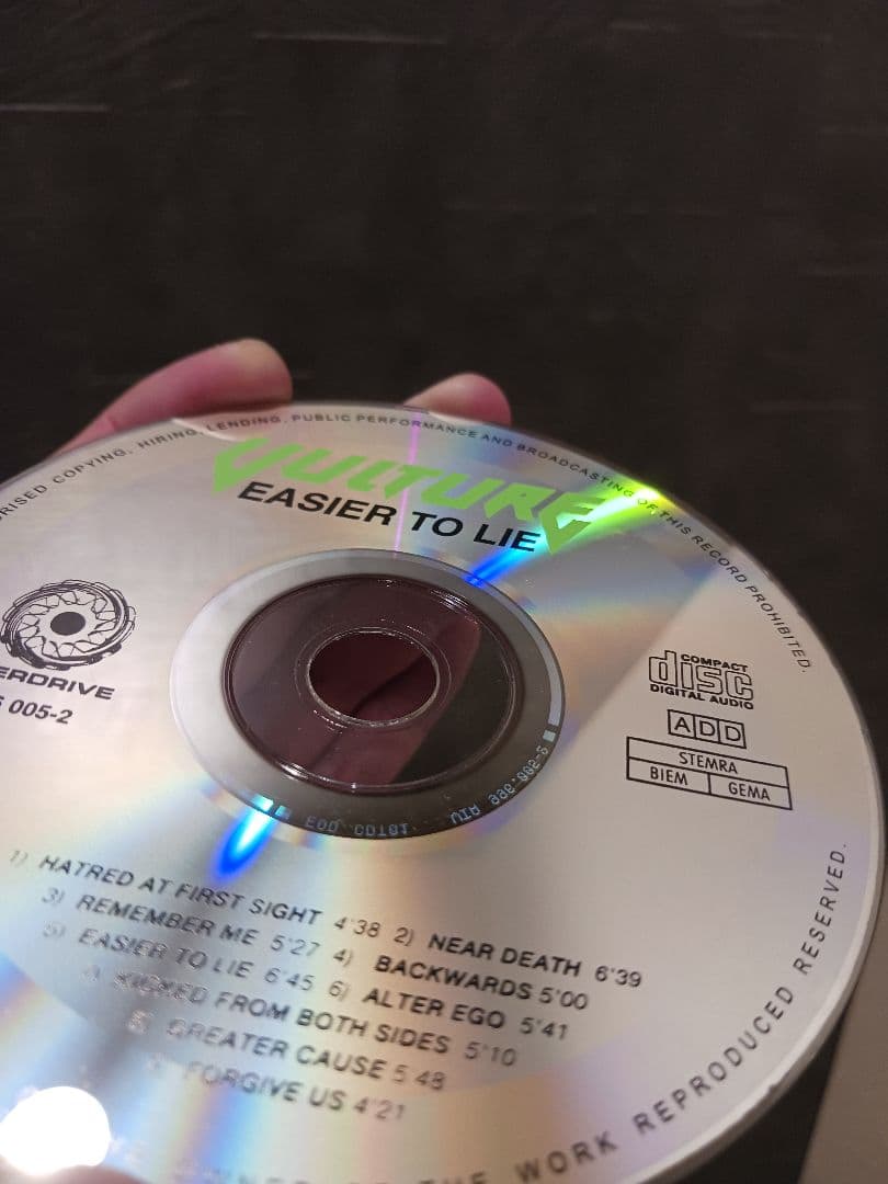 洋楽 VULTURE / Easier To Lie / Fatal Games