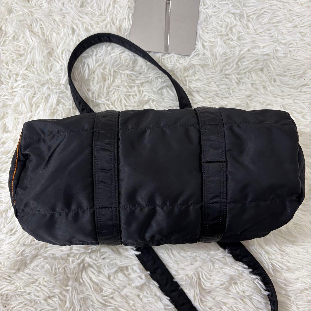 美品 ポーター PORTER タンカー ミニボストン S ブラック