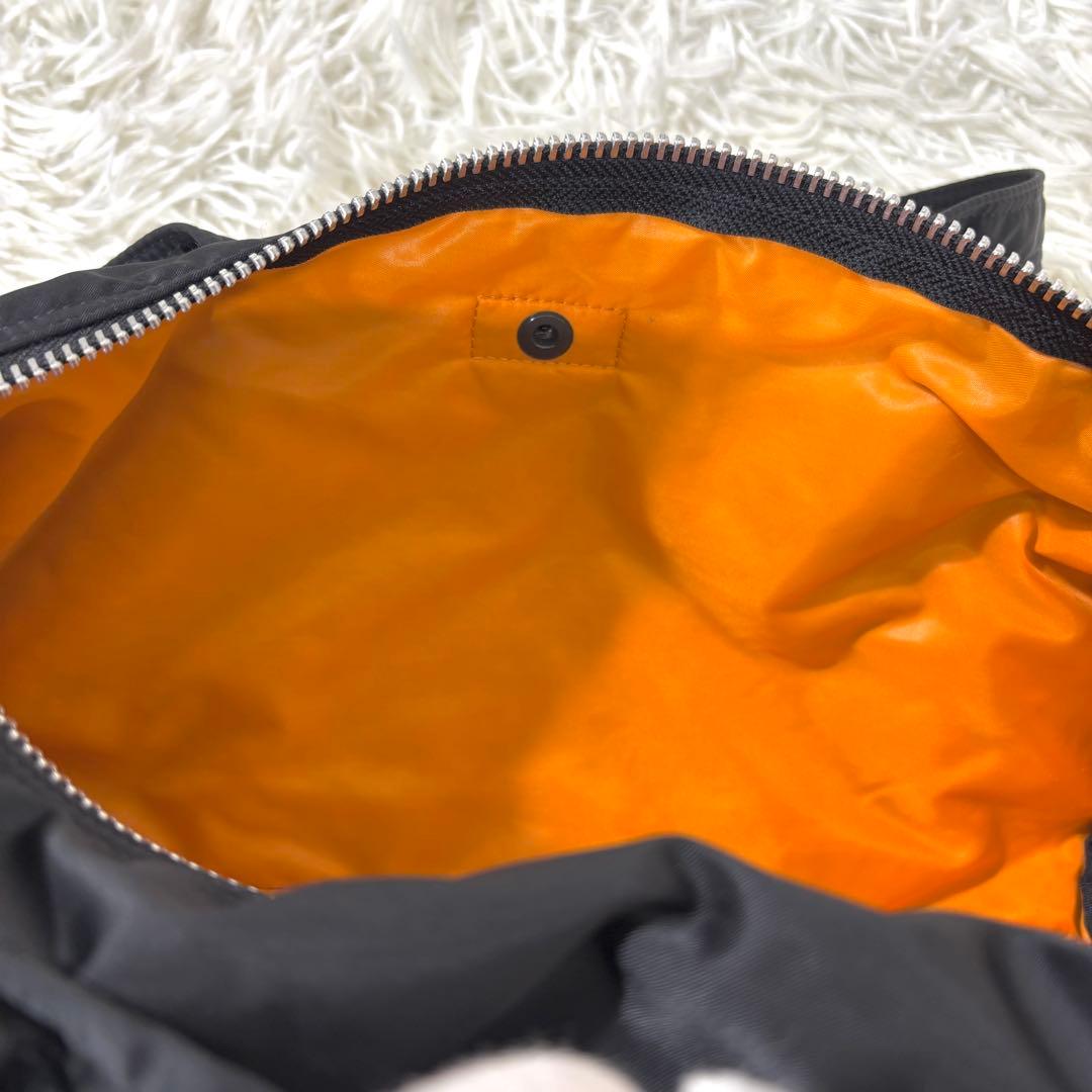 美品 ポーター PORTER タンカー ミニボストン S ブラック