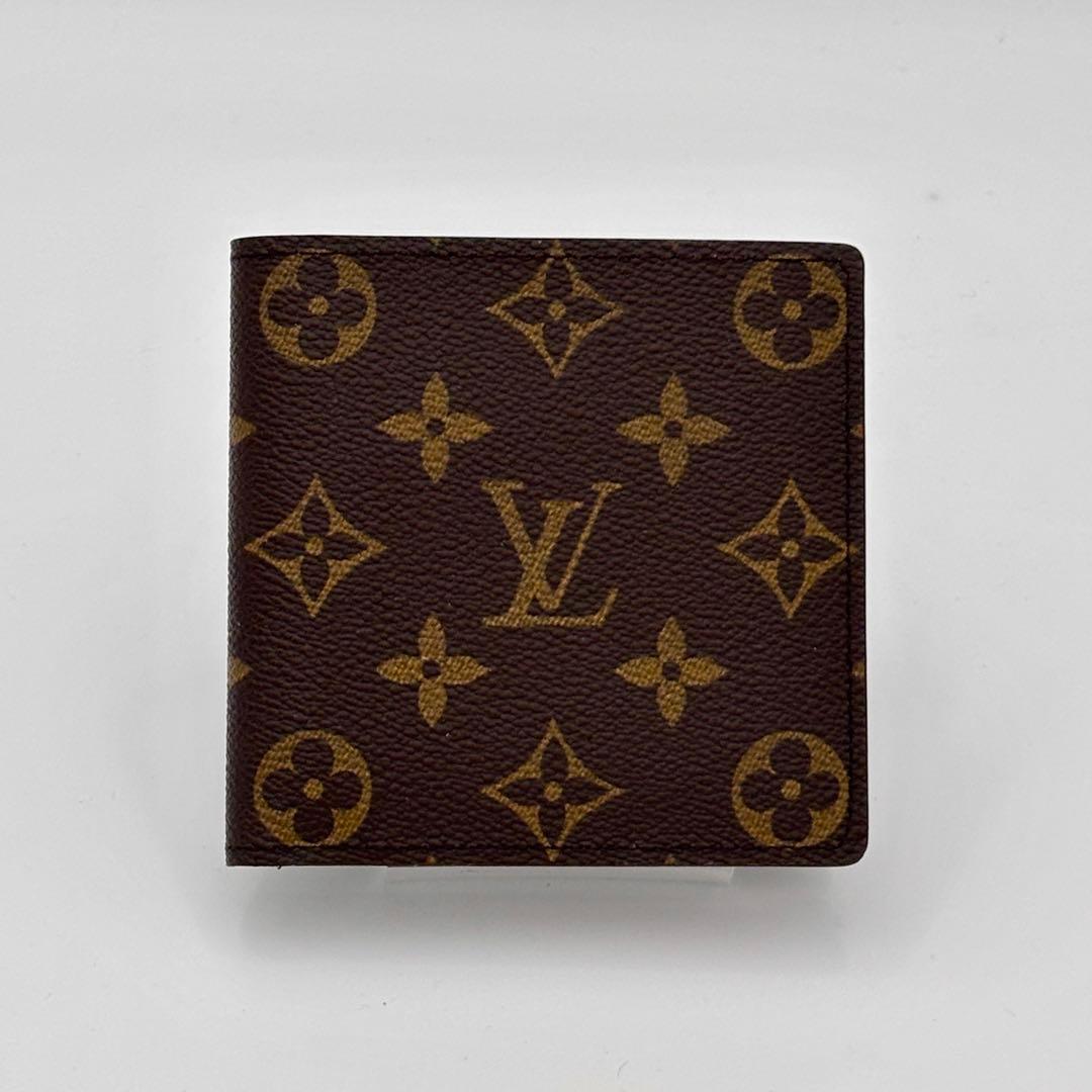 ルイヴィトン モノグラム マルコ 二つ折り財布 コンパクト 定番人気　正規品