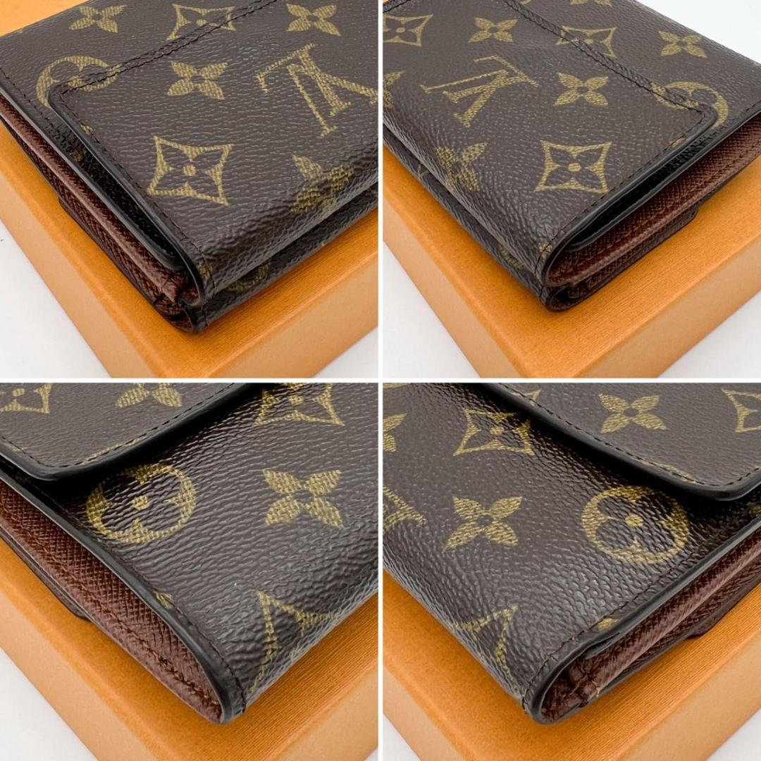 【美品】ヴィトン モノグラム ポルトモネビエ カルトクレディ Wホック 財布