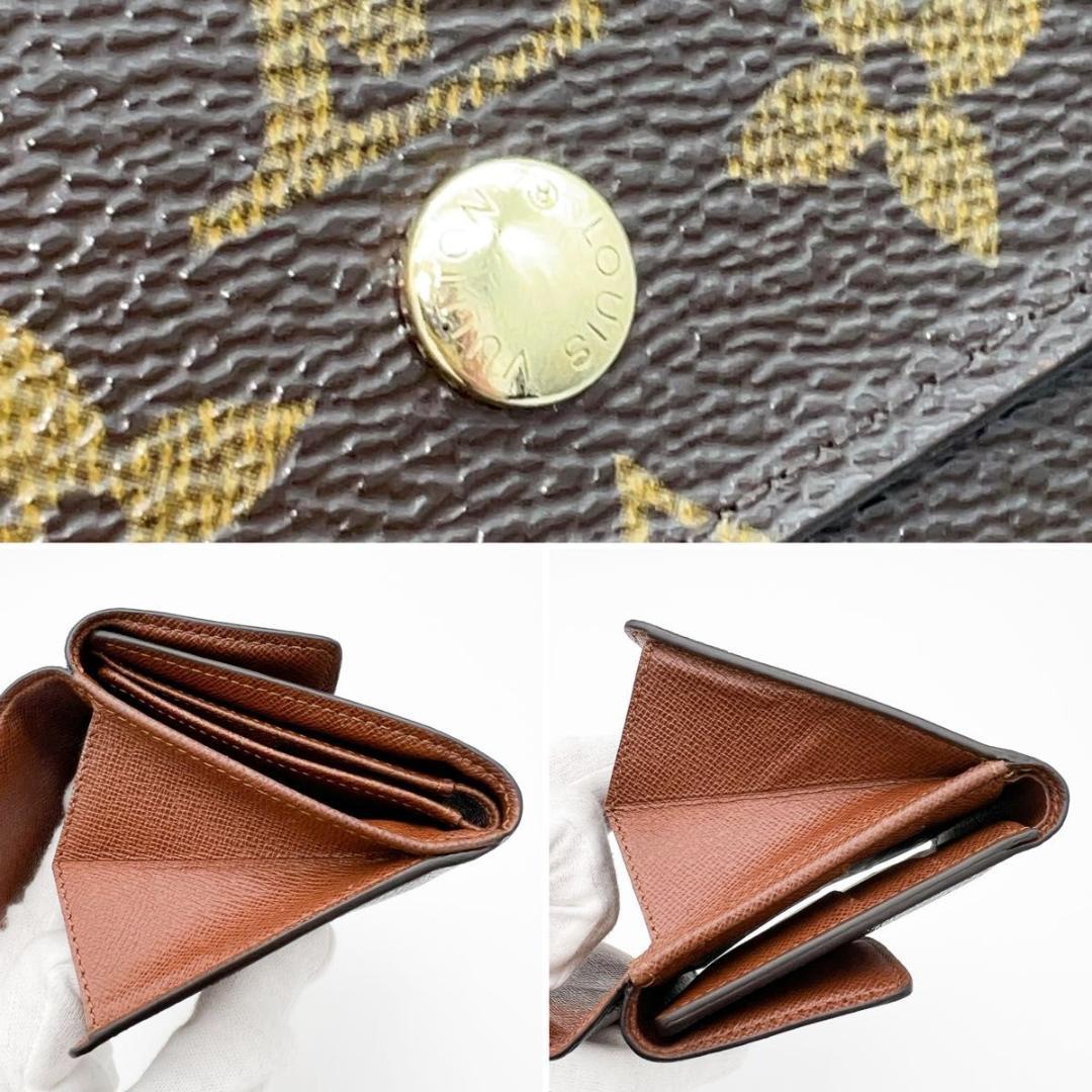 【美品】ヴィトン モノグラム ポルトモネビエ カルトクレディ Wホック 財布