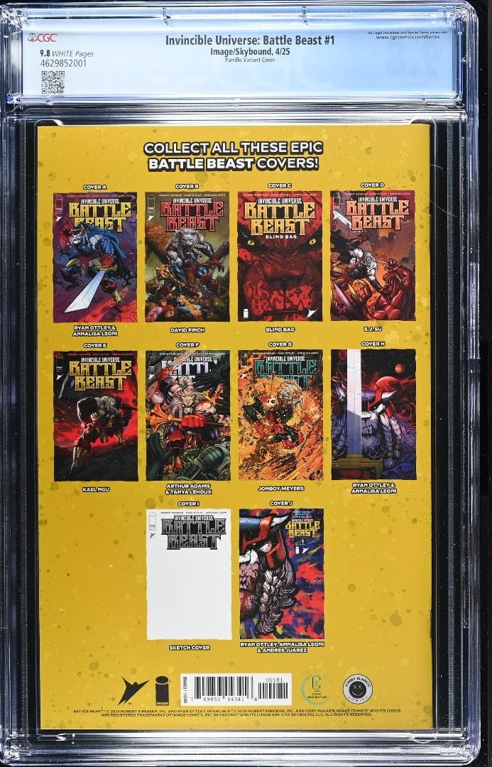 アメコミリーフ　Invincible Uni: Battle Beast #1