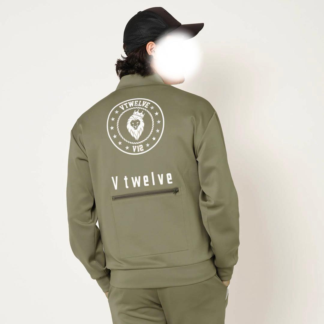 ⭐︎新品未使用⭐︎Ｖ12⭐︎定価27,500円⭐︎zipジャケット⭐︎OLIVE.ＸＬ