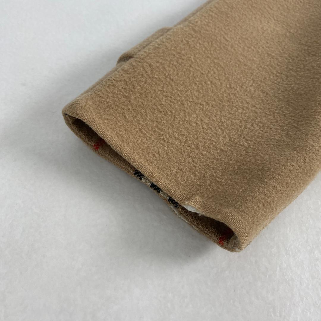 バーバリー　チェスターコート　ダブルフェイス　ノバチェック　ベージュ　ウール