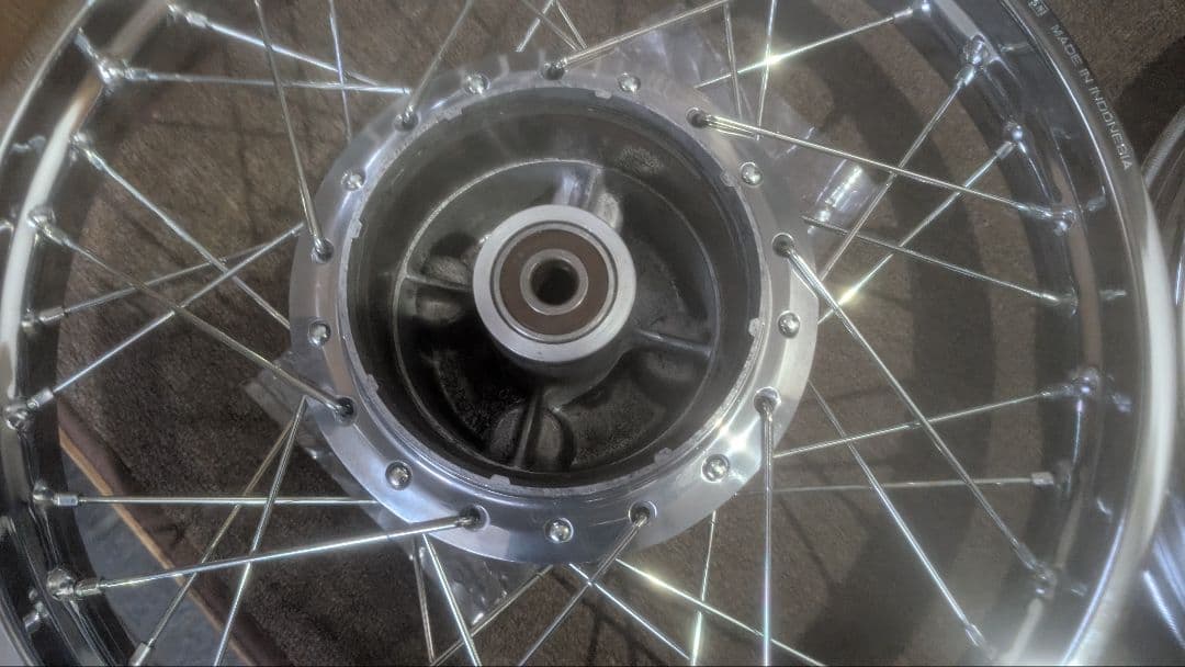 バブ CB250T ホーク CB400N 張替え済みスポークホイール CM400