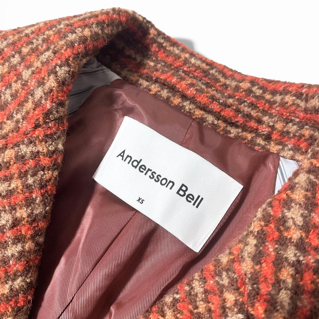 新品タグ付き✨️¥21万　アンダースンベル　ウールアルパカ　ツイードコート　韓国製