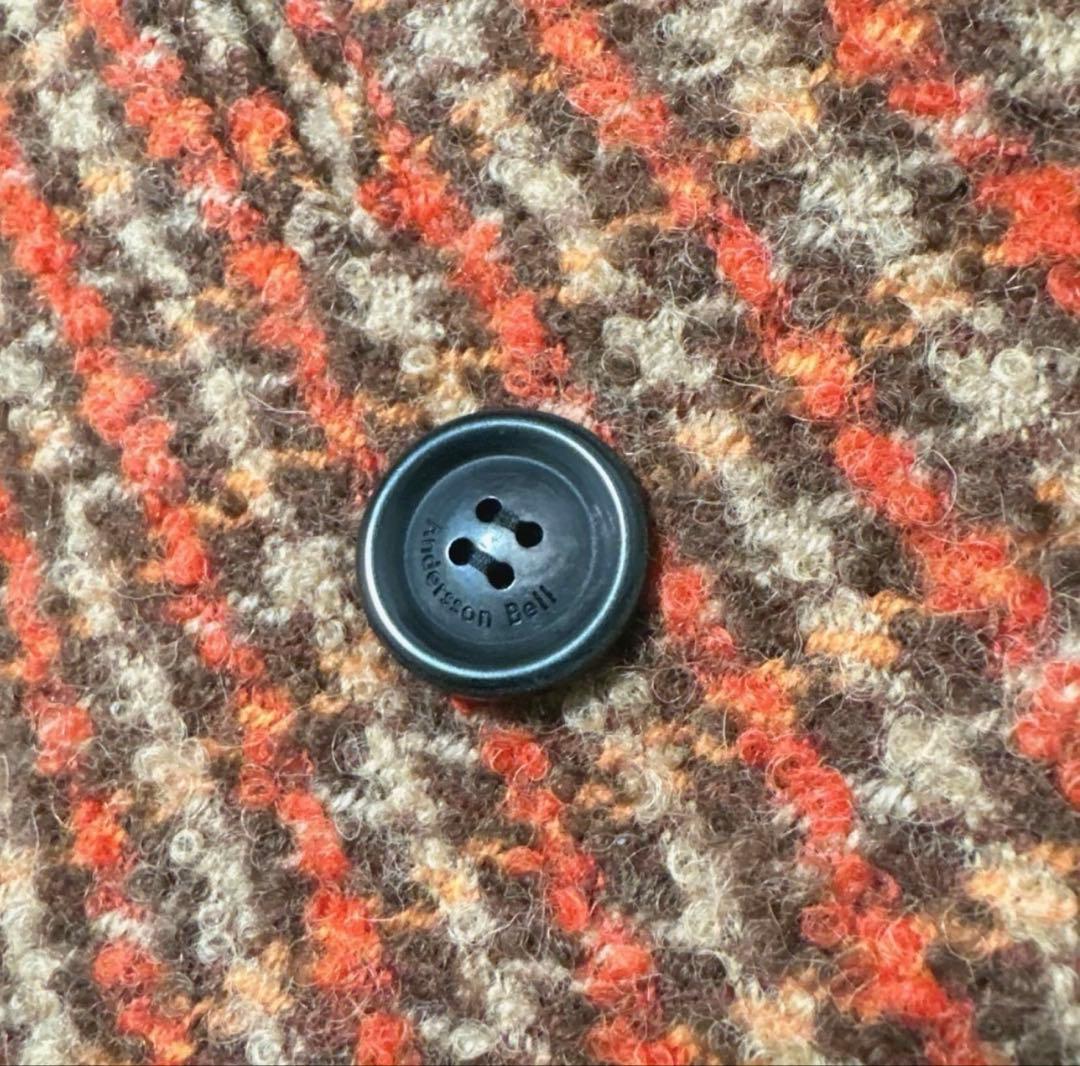 新品タグ付き✨️¥21万　アンダースンベル　ウールアルパカ　ツイードコート　韓国製