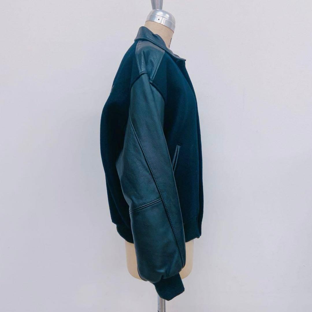 1EM7 【希少】VAN JACKET スタジャン 袖レザー BIGONE