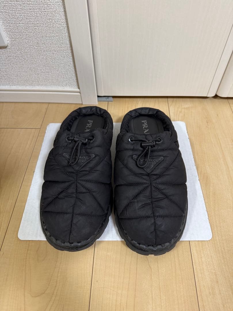 あ*き様 PRADA プラダ ブロー スリップオン サンダル