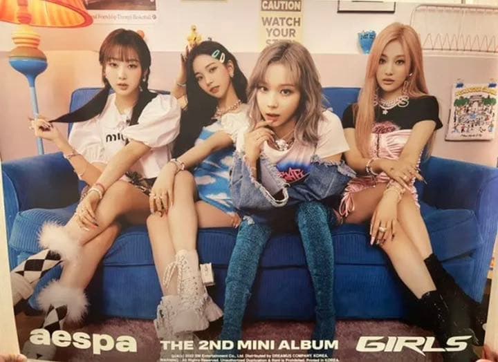 【aespa エスパ girls ポスター タワレコ 特典 初回