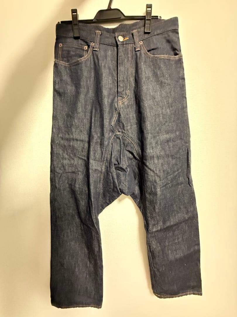 MB サルエルパンツ　サルエルデニム　インディゴ　Sサイズ