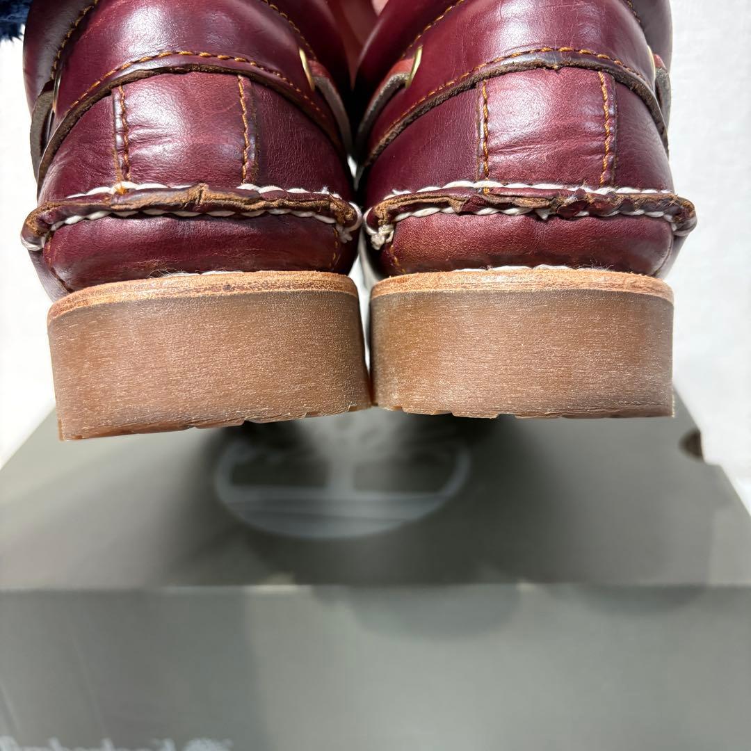 極美品 ティンバーランド モカシン 3 Eye Classic Burgundy