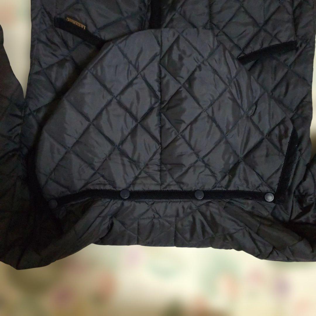 ここ✨ラベンハム キルティングロングコート ネイビー38