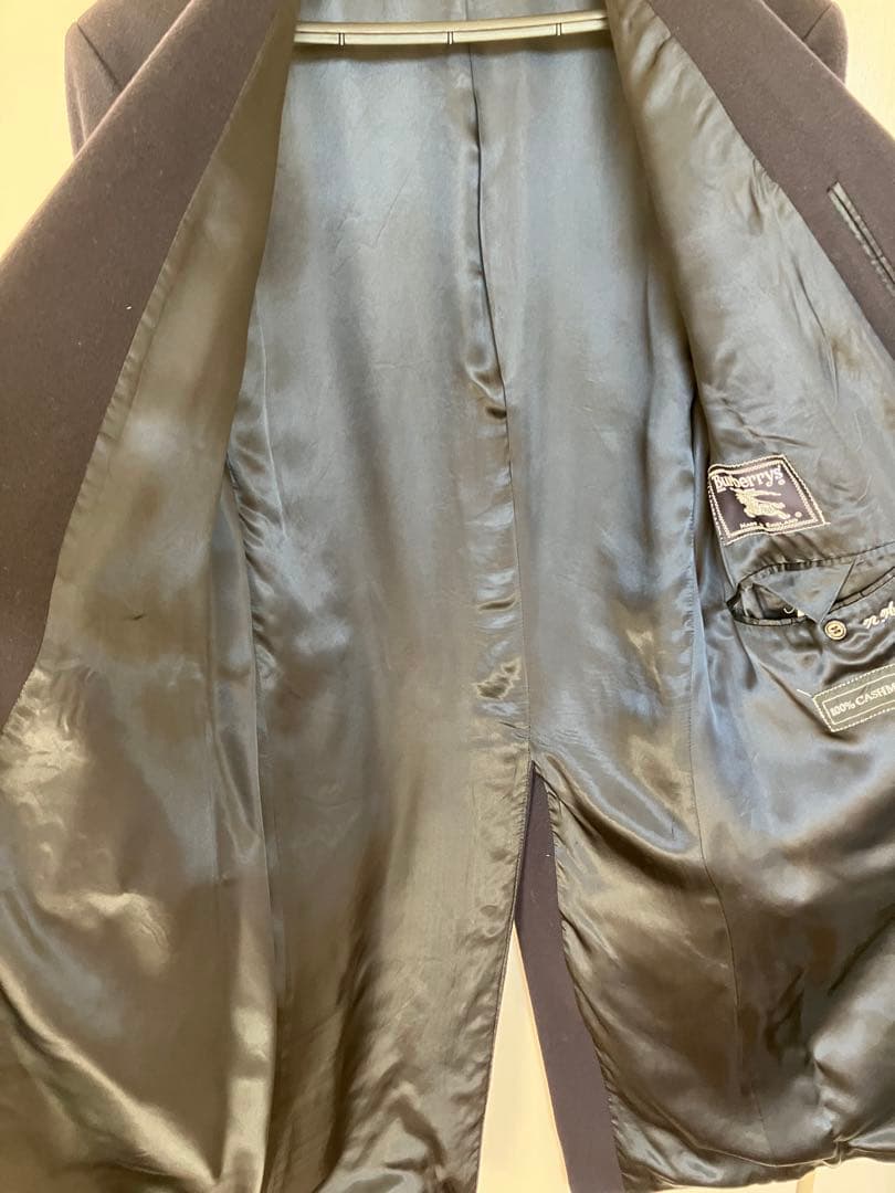 バーバリー　メンズ　カシミアコート　訳あり