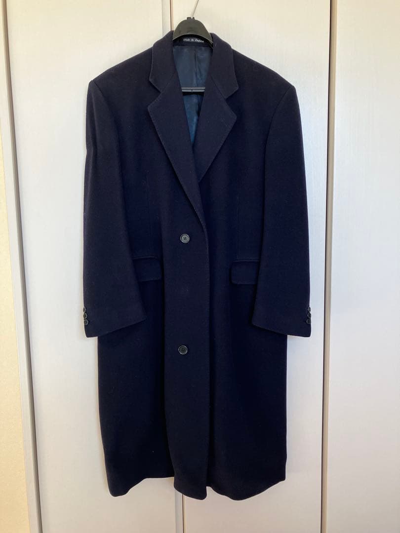 バーバリー　メンズ　カシミアコート　訳あり