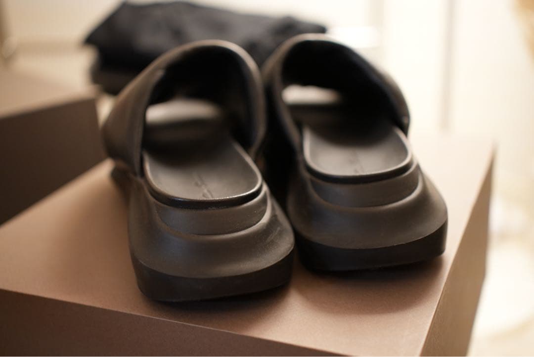 RICK OWENS GETH PUFFER SLIDE LLP 黒 44 美品