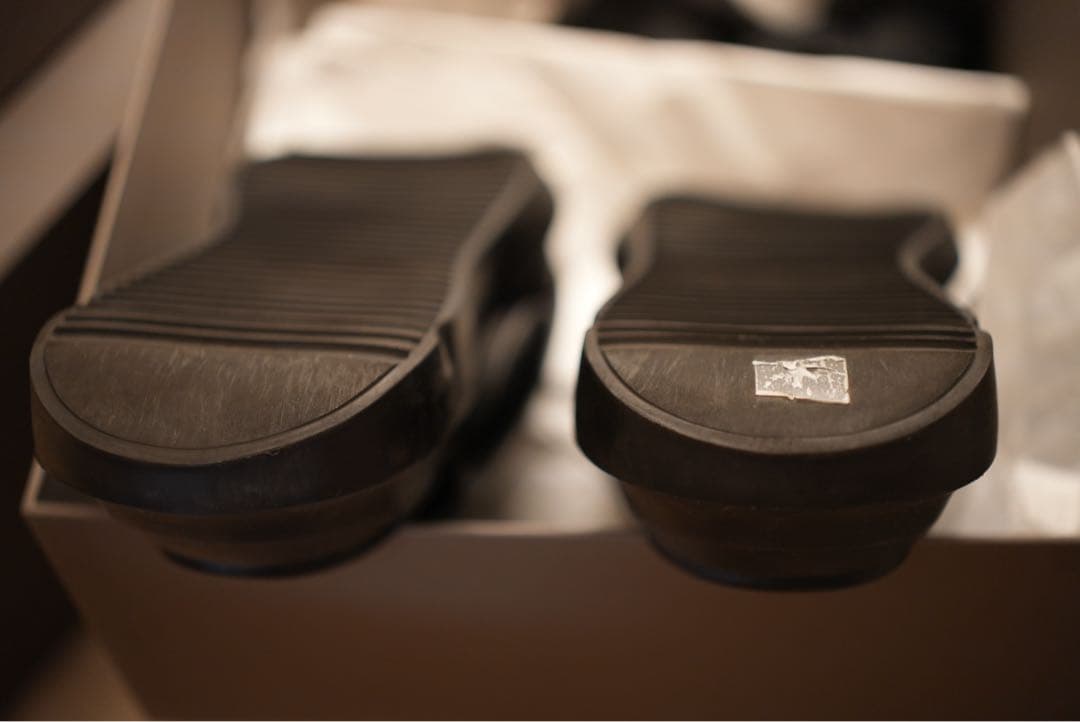 RICK OWENS GETH PUFFER SLIDE LLP 黒 44 美品