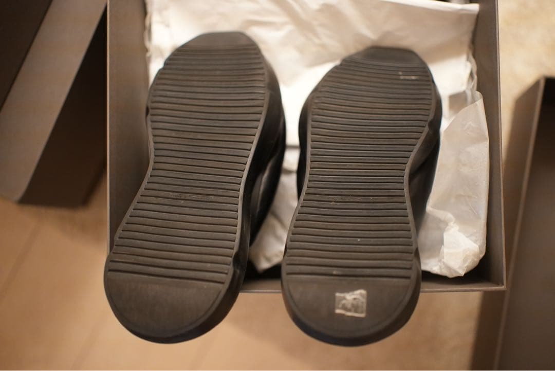 RICK OWENS GETH PUFFER SLIDE LLP 黒 44 美品