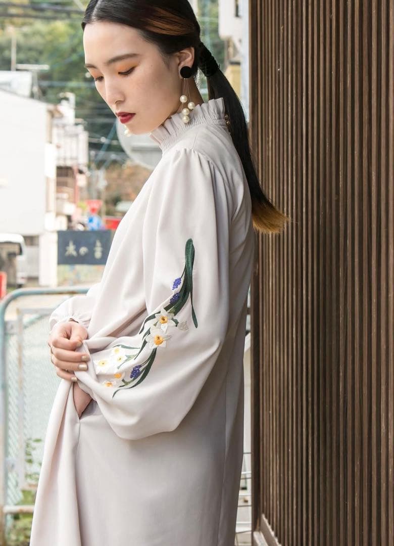 iconology 花を着るワンピース#03【水仙】