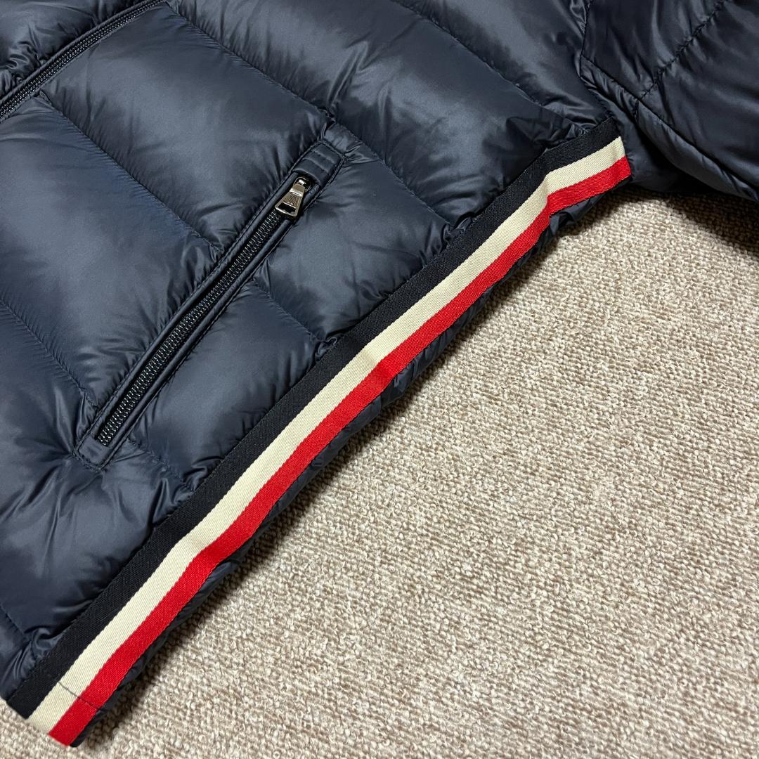 極美品 MONCLER モンクレール キッズダウン ネイビー 14 164cm