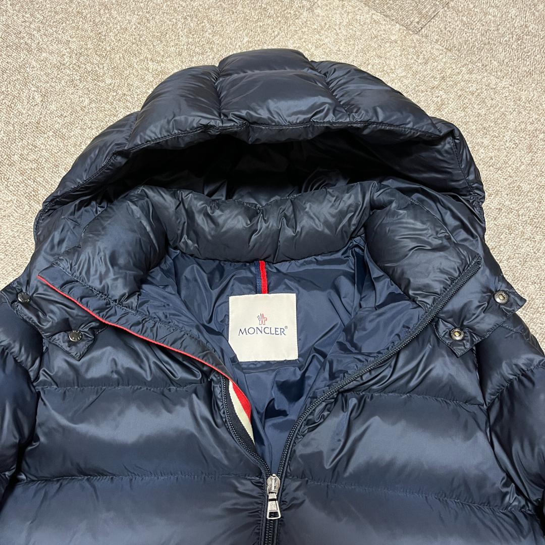 極美品 MONCLER モンクレール キッズダウン ネイビー 14 164cm