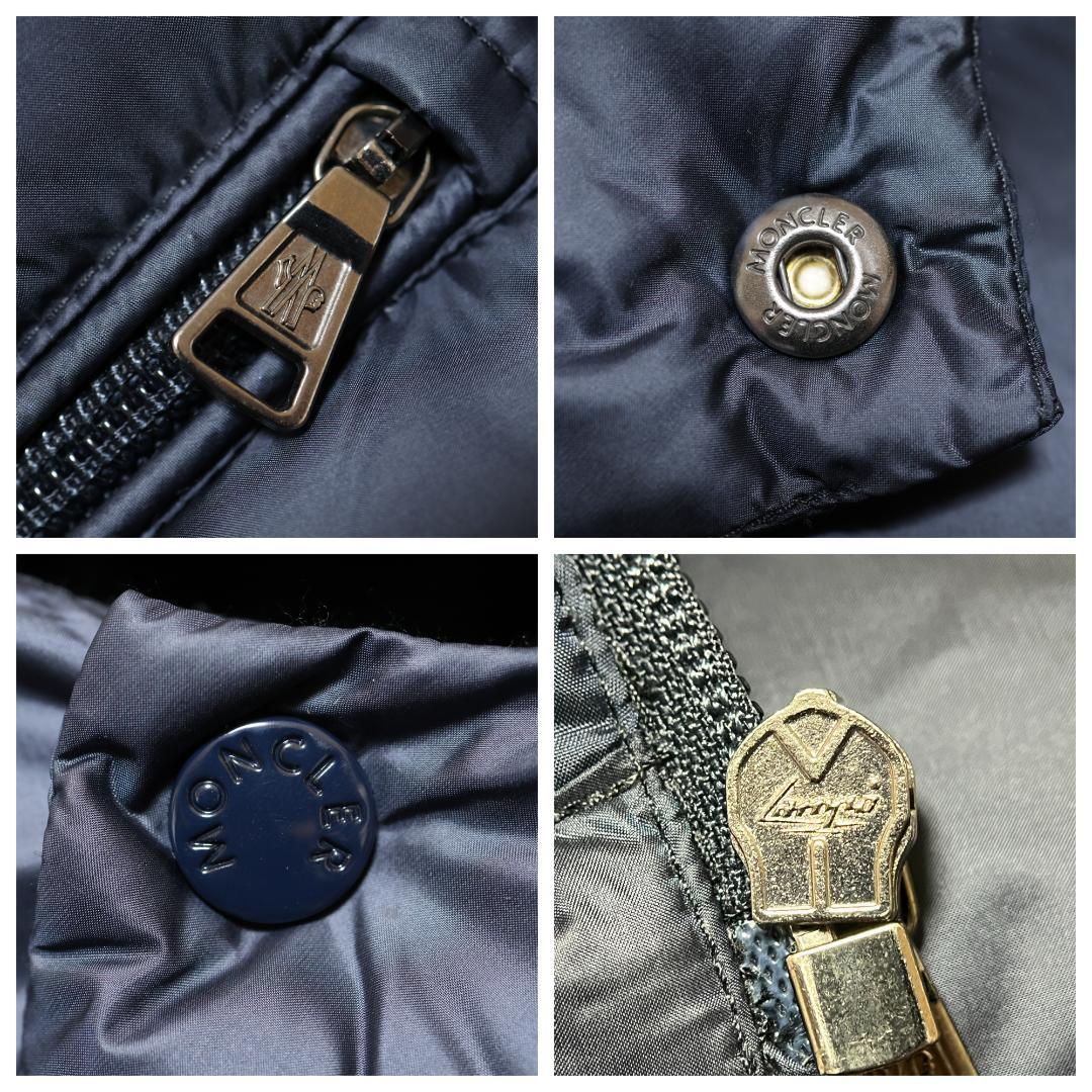 極美品 MONCLER モンクレール キッズダウン ネイビー 14 164cm