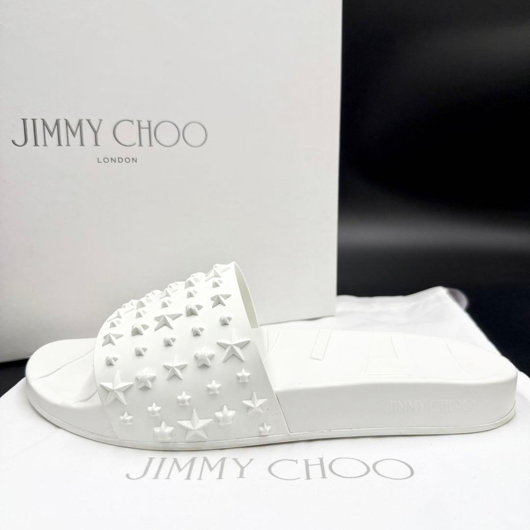 美品✨ ジミーチュウ スタースタッズ シャワーサンダル メンズ 26cm相当