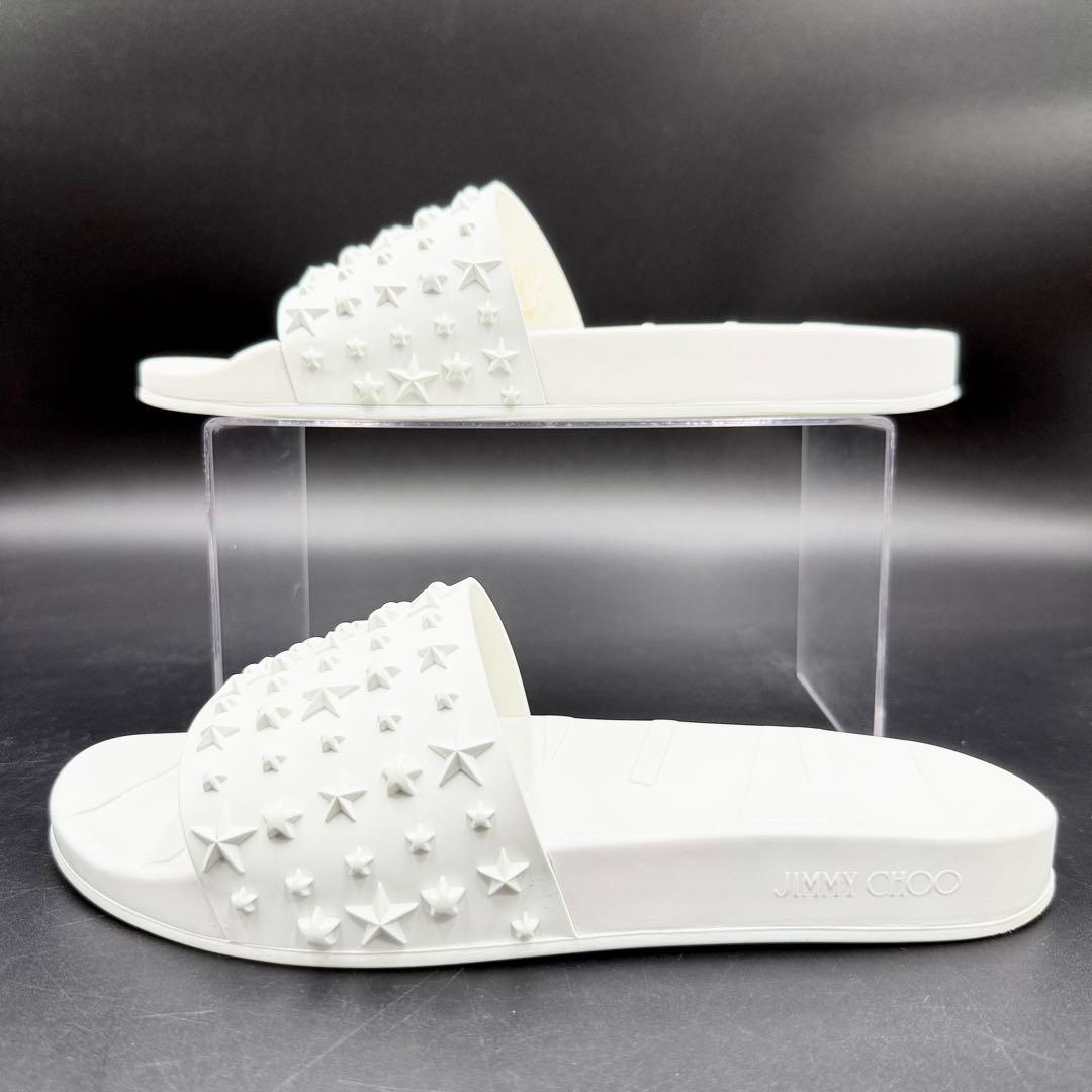 美品✨ ジミーチュウ スタースタッズ シャワーサンダル メンズ 26cm相当