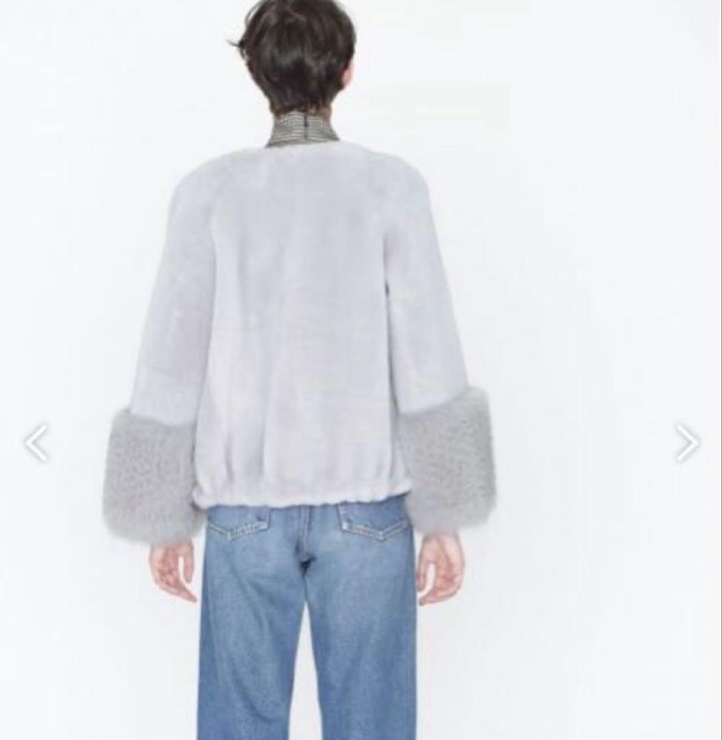 グレースコンチネンタル　diagramムートンフォクスブルゾン