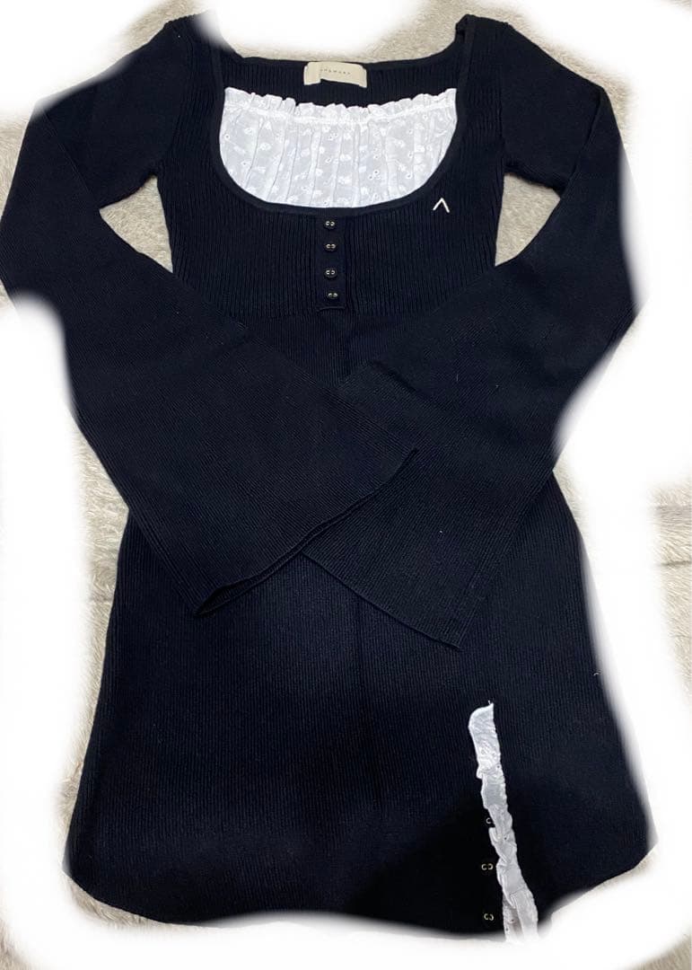 正規品　andmary Poppy lace mini dress