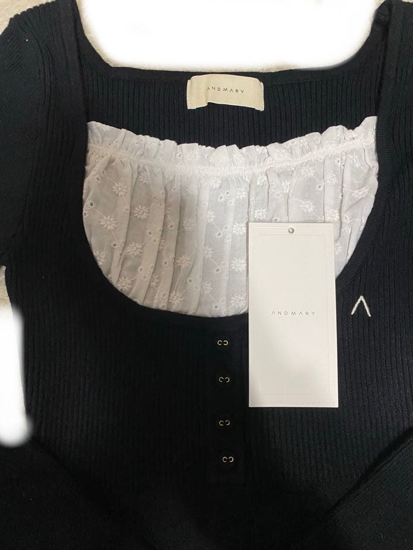 正規品　andmary Poppy lace mini dress
