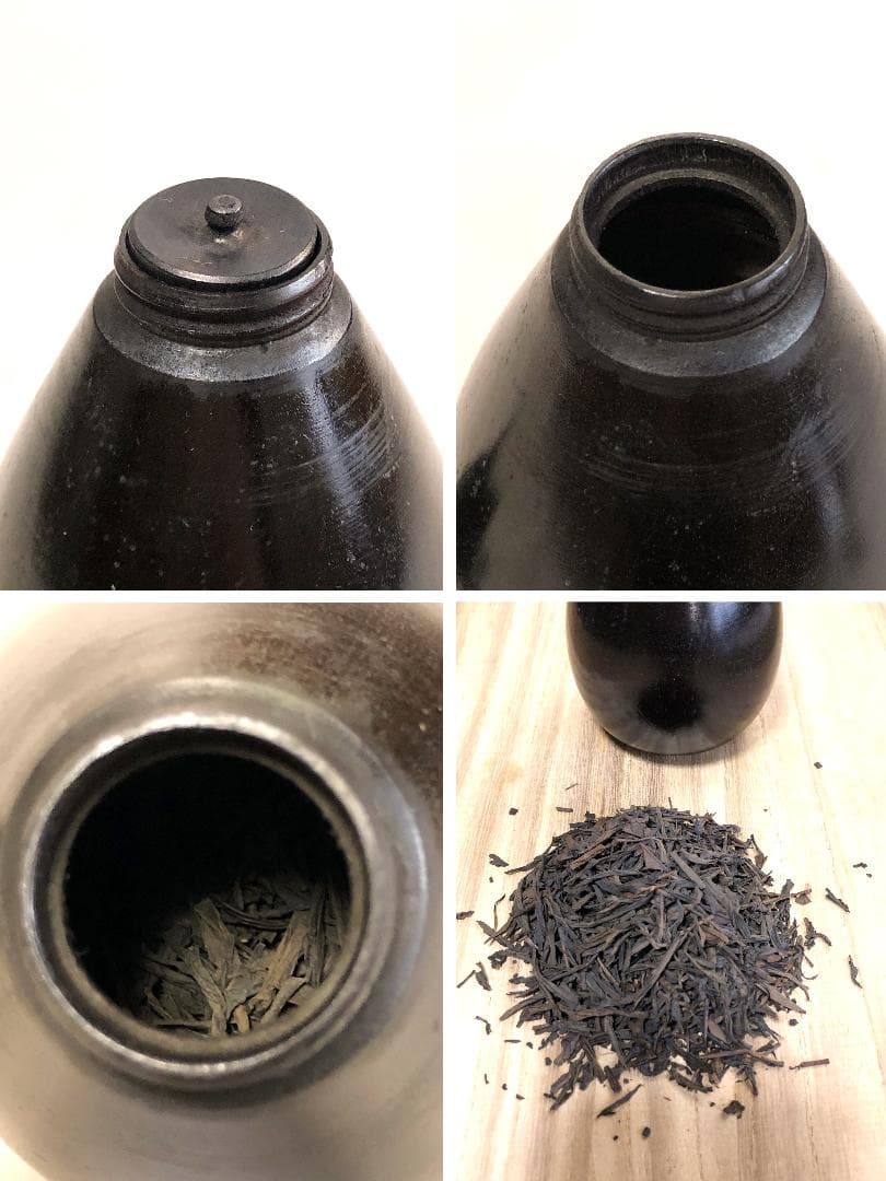 【 木彫漆塗茄子香筒 】　　最上手品　　蔵出　　I1105I