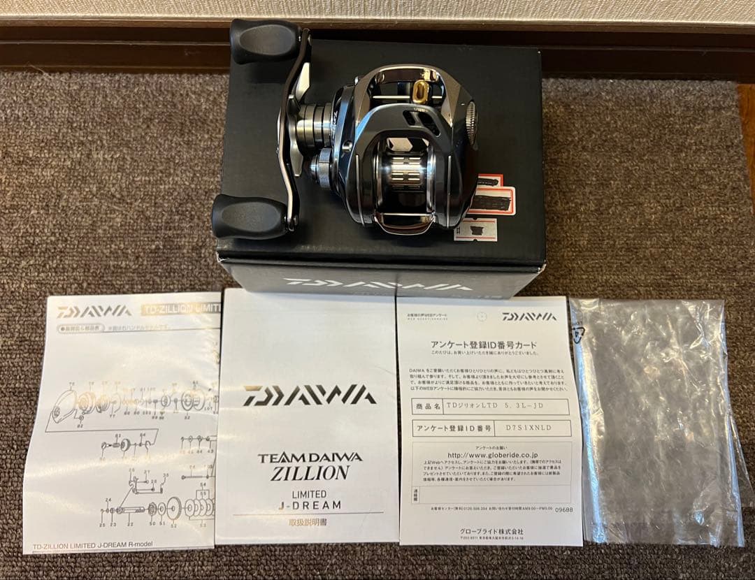 新品、美品DAIWA ZILLION LIMTED J-DREAM5.3Ｌ
